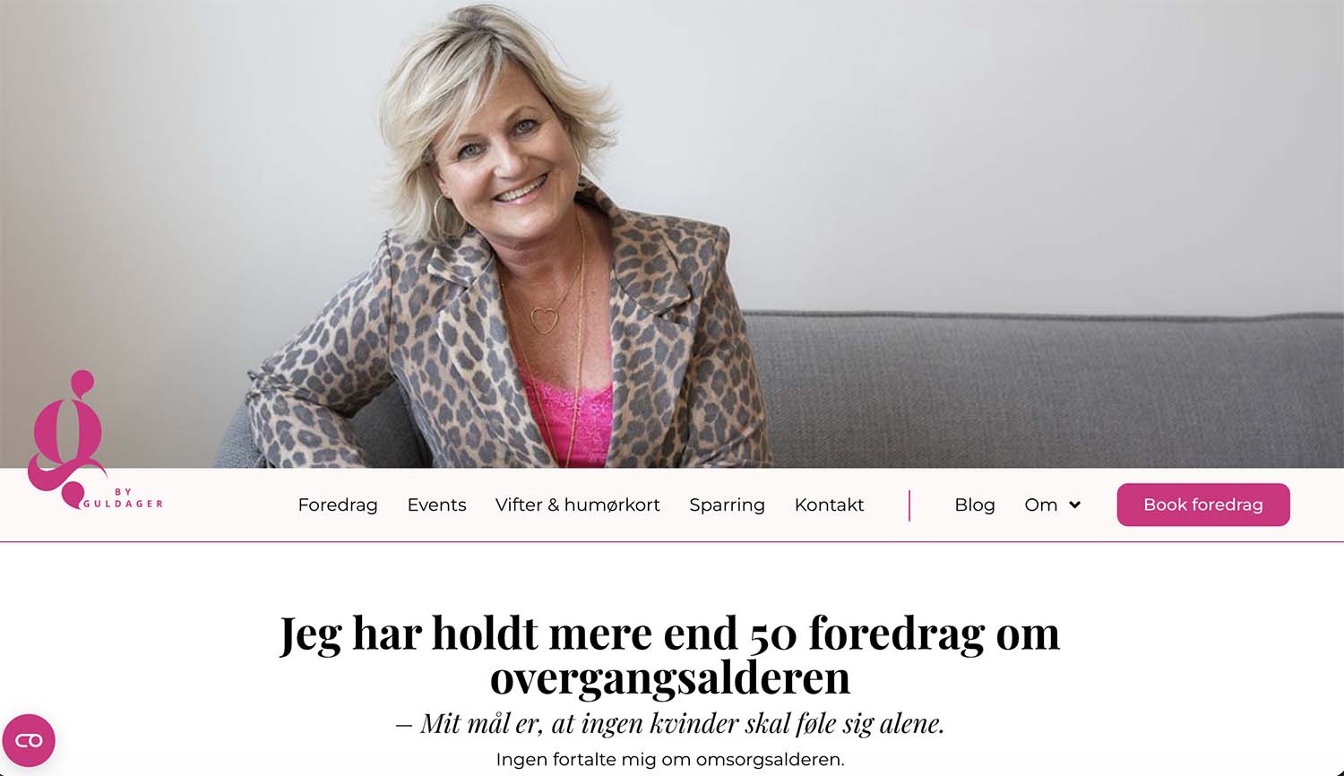 ByGuldager hjemmeside
