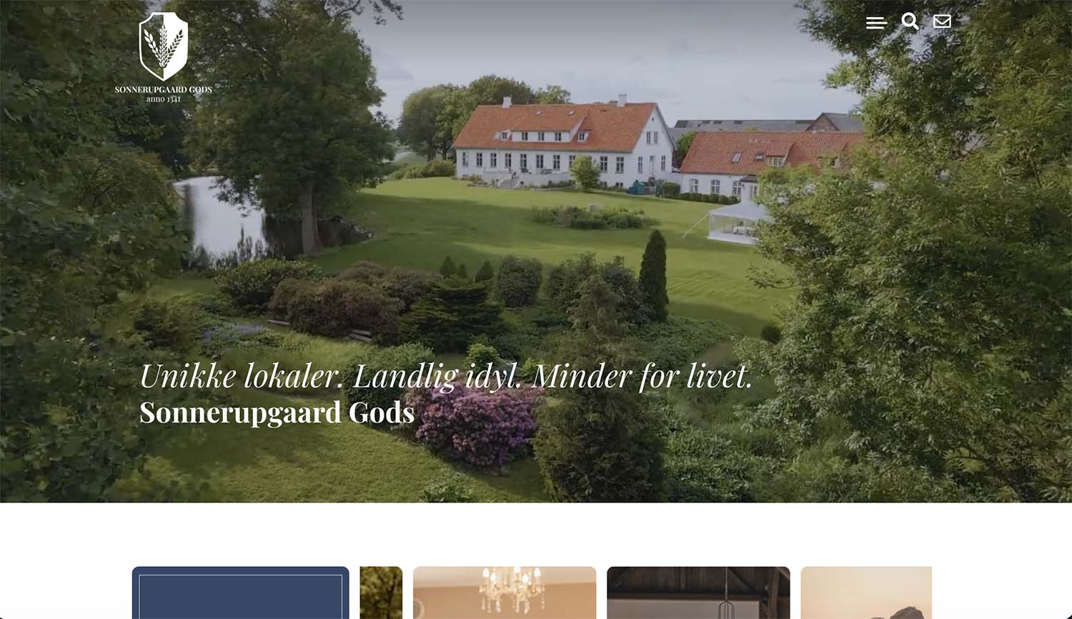 Sonnerupgaard Gods hjemmeside
